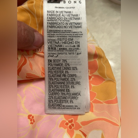 NWOT Billabong bikini bottoms size XL reversible - Picture 10 of 10